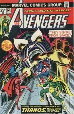Avengers (1963 Series) #125 (6.0) Thanos Story-line continuation from Captain Marvel #32