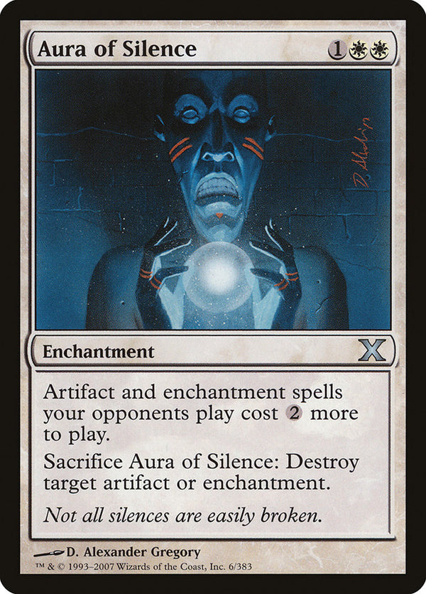 Aura of Silence (10E-U) Moderate Play