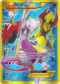 Mewtwo EX (163/162) Secret Rare Damaged