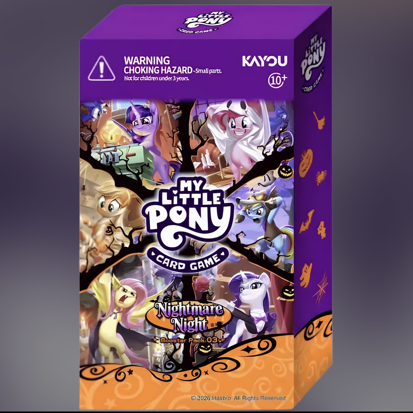 KAYOU: My Little Pony TCG Booster Pack 03 (S03) - Nightmare Night Collector Box  Bundle