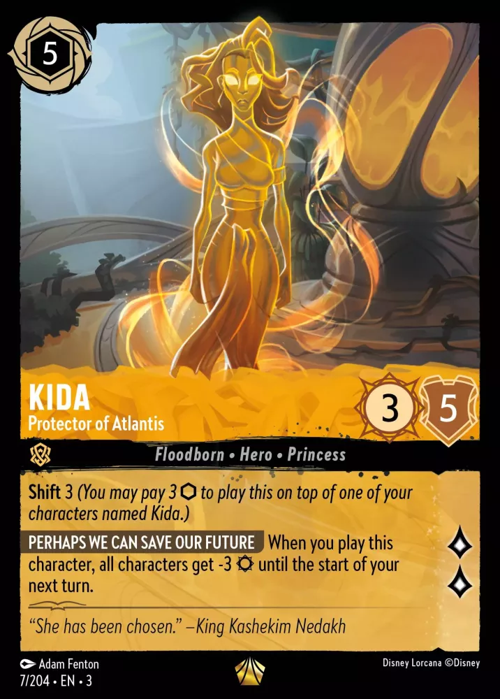 Kida - Protector of Atlantis (Into the Inklands 007/204) Legendary - Near Mint