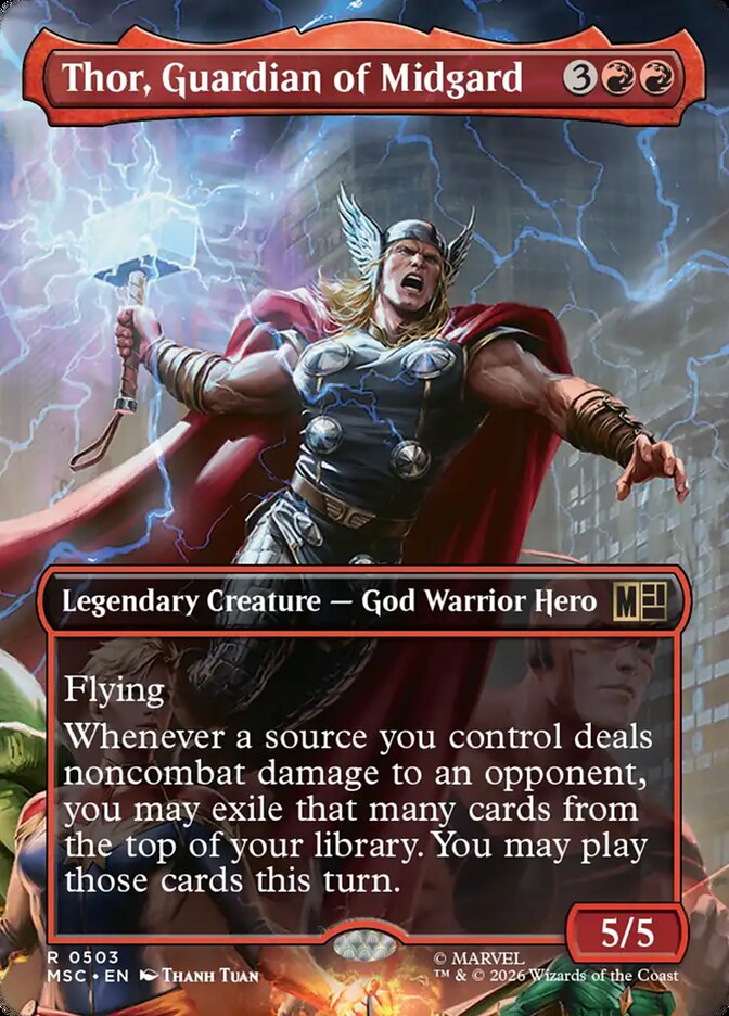 Thor, Guardian of Midgard [ #0503 Borderless ] (MSC-R)