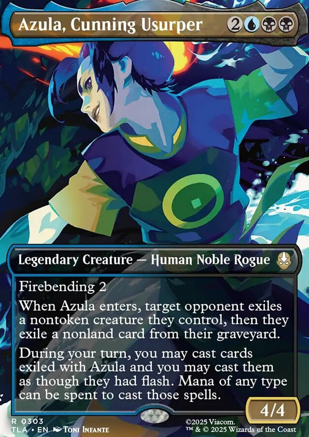 Azula, Cunning Usurper [ #0303 Borderless ] (TLA-R)