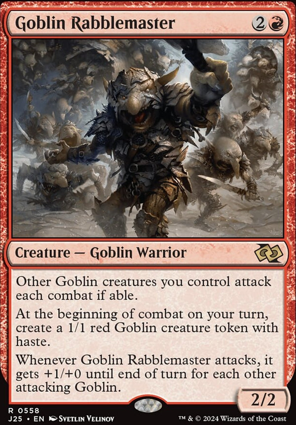 Goblin Rabblemaster [#0558] (J25-R)