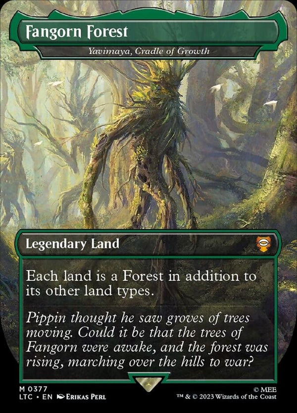 Fangorn Forest - Yavimaya, Cradle of Growth [#0377 Alternate-Art Borderless] (LTC-M)