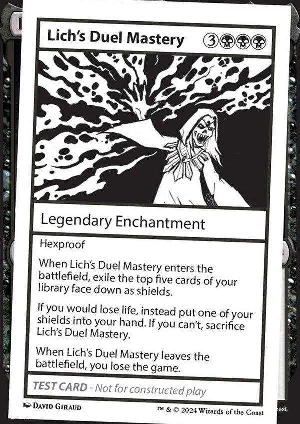 Lich's Duel Mastery [#0310 Playtest] (MB2-R)