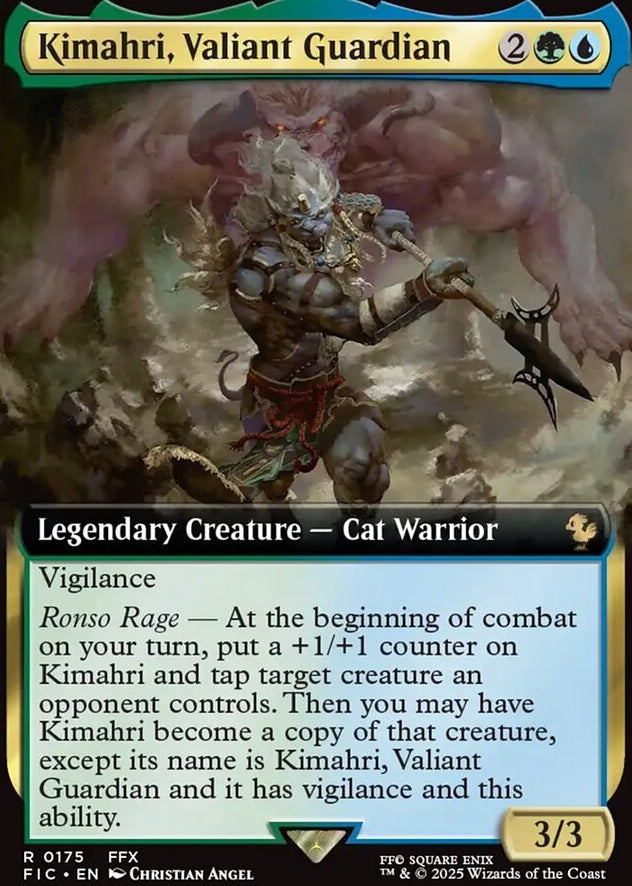 Kimahri, Valiant Guardian [ #0175 Extended Art ] (FIC-R)