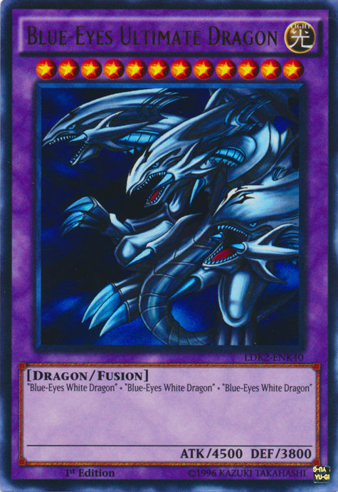 Blue-Eyes Ultimate Dragon (LDK2-ENK40) Ultra Rare - Near Mint 1st Edition