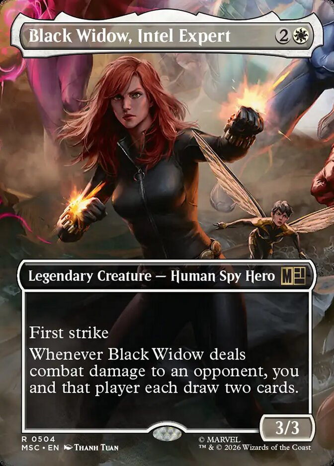 Black Widow, Intel Expert [ #0504 Borderless ] (MSC-R)