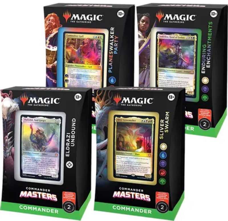 MTG: Commander Masters - Commander: Display (1 of each Deck)