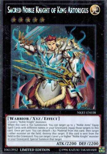 Sacred Noble Knight of King Artorigus (NKRT-EN038) Limited Edition