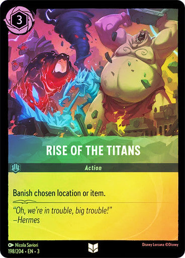 Rise of the Titans (Into the Inklands 198/204) Uncommon - Near Mint Cold Foil