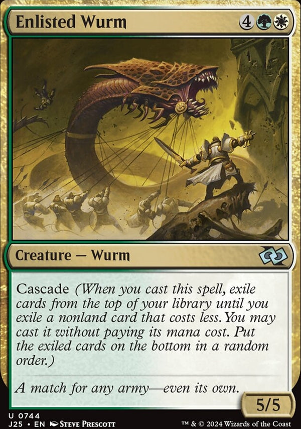 Enlisted Wurm [#0744] (J25-U)