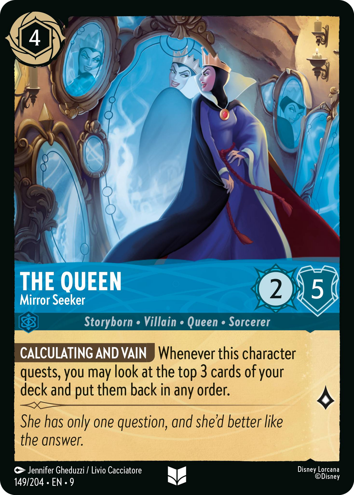 The Queen - Mirror Seeker (149/204 - Fabled)  Uncommon