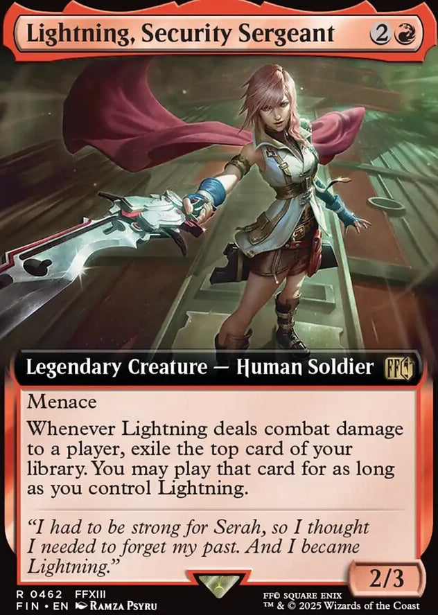 Lightning, Security Sergeant [ #0462 Extended Art ] (FIN-R)