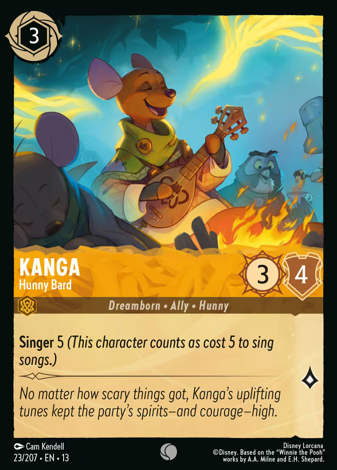 Kanga - Hunny Bard (023/204 - Attack of the Vine!) Common