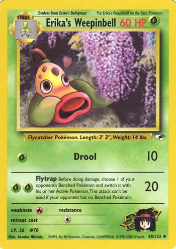 Erika's Weepinbell - 48/132 (G1) Uncommon - Moderately Played Unlimited