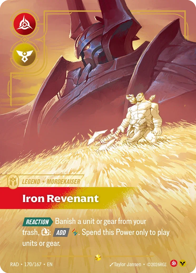 Mordekaiser, Iron Revenant (Overnumbered) - 170/167 (RAD) Showcase