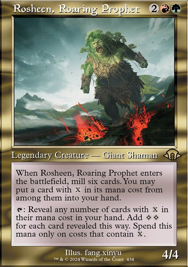 Rosheen, Roaring Prophet [#0434 Retro Frame] (MH3-R-FOIL)
