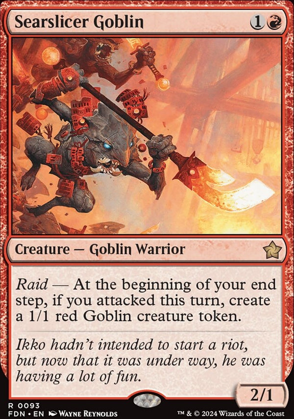 Searslicer Goblin [#0093] (FDN-R-FOIL)