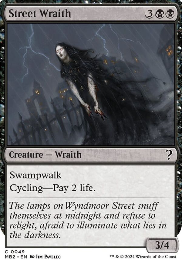 Street Wraith [#0049 White-Border] (MB2-C)