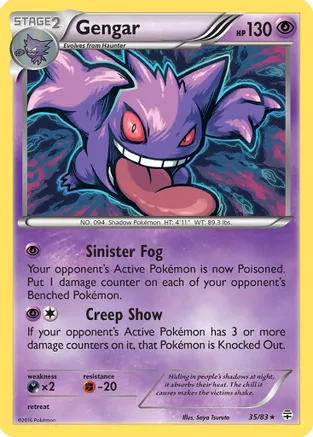 Gengar - 035/083 (GEN) Holo Rare - Near Mint Holofoil