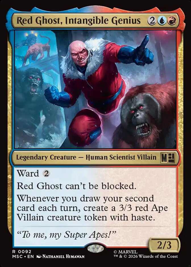 Red Ghost, Intangible Genius [ #0092 ] (MSC-R)