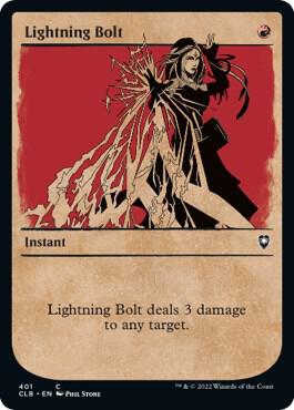 Lightning Bolt [#401 Showcase] (CLB-C-FOIL)