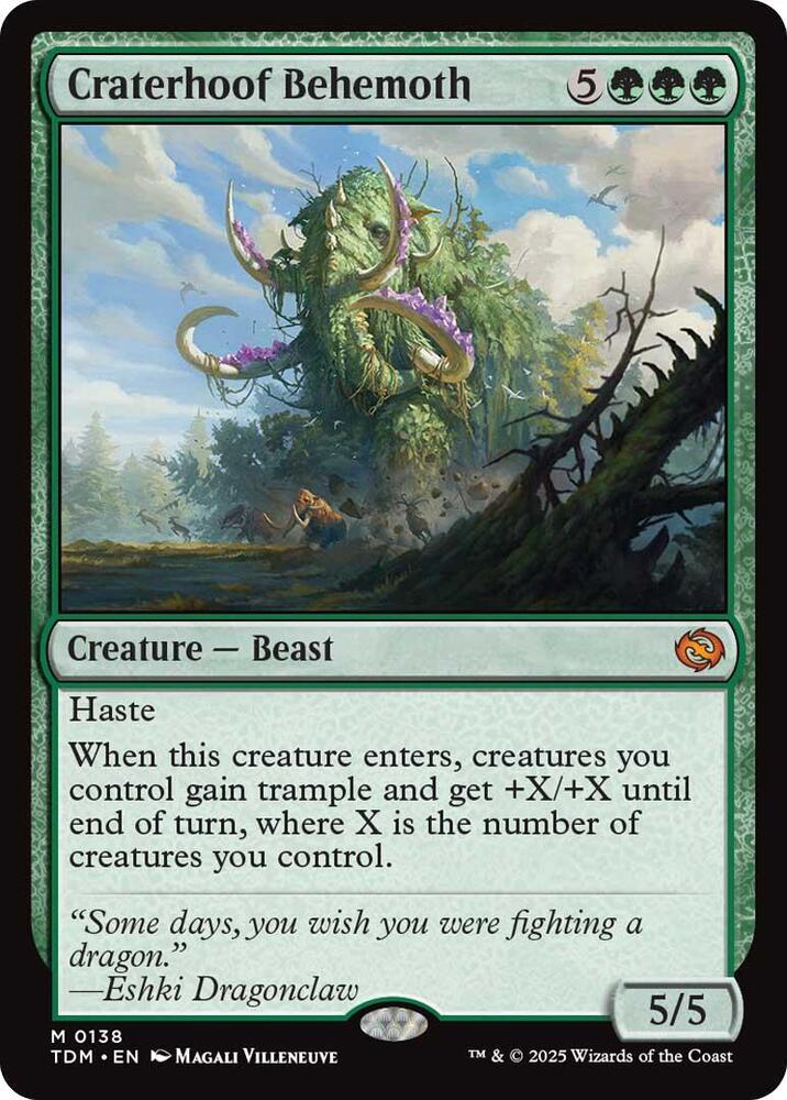 Craterhoof Behemoth [ #0138 ] (TDM-M)