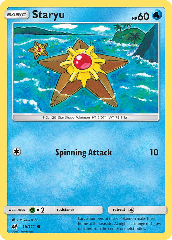 Staryu - 015/111 (CIN) Common - Near Mint