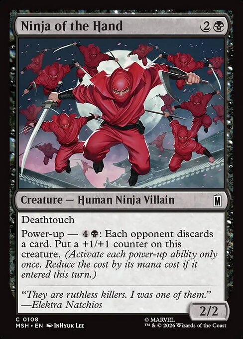Ninja of the Hand [ #0108 ] (MSH-C)