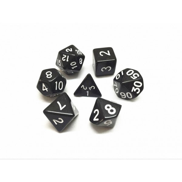HDO-09: Opaque - Black Poly Set (7)