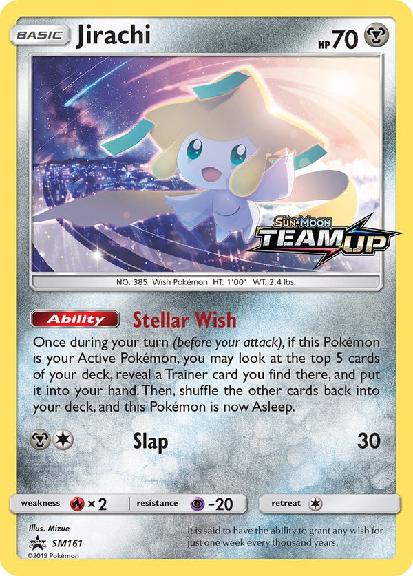 Jirachi (Prerelease) - SM161 (SM:PR) Promo - Near Mint Holofoil