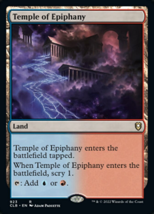 Temple of Epiphany [#923 Commander Decks] (CLB-R)