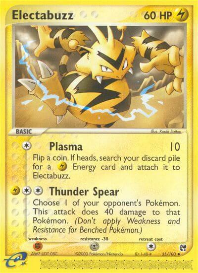 Electabuzz - 35/100  (SS) Uncommon Near Mint