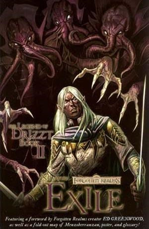 FORGOTTEN REALMS: THE DARK ELF TRILOGY (2008 Series) Book 2: Exile (USED)
