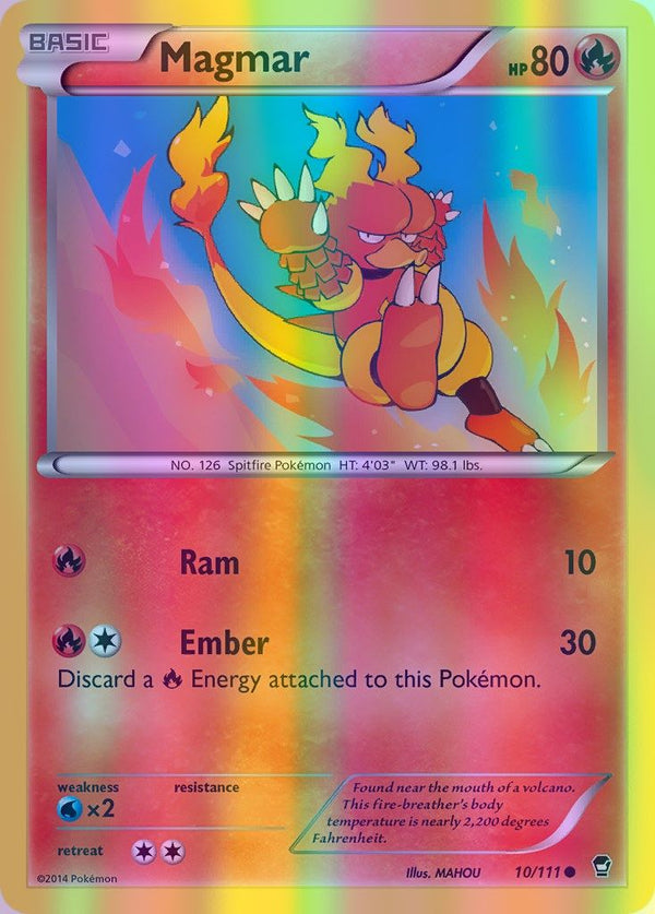 Magmar - 010/111 (FFI) Common - Near Mint Reverse Holofoil