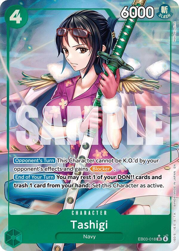 Tashigi (Alternate Art) -  (EB03-018) Near Mint