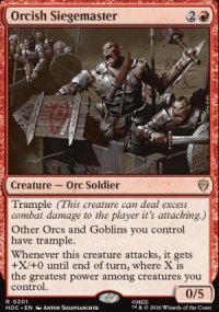 Orcish Siegemaster [ #0201 ] (HOC-R)