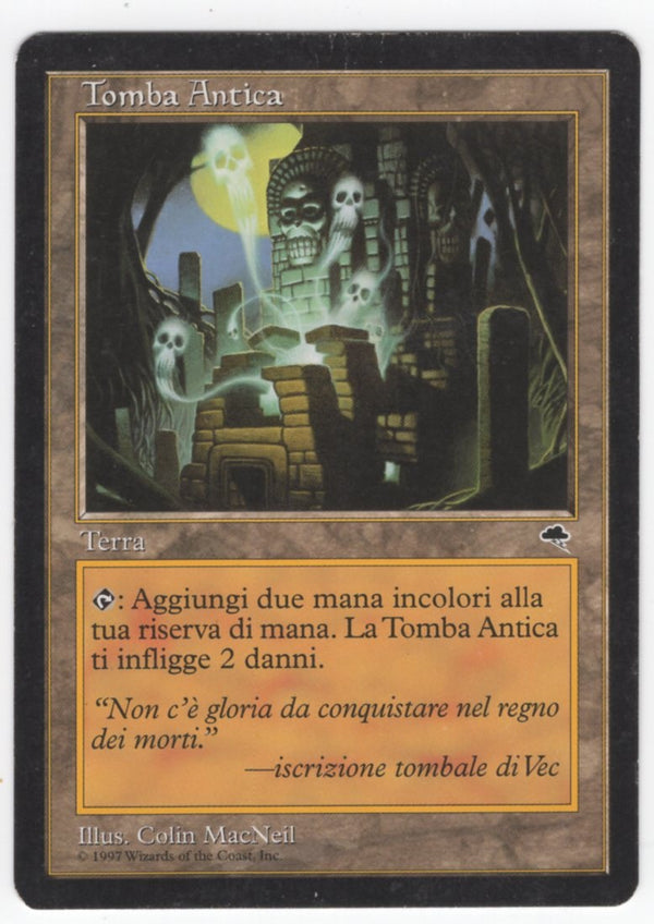 Ancient Tomb (TMP-U) Italian, Moderate Play