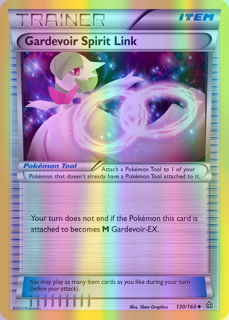 Gardevoir Spirit Link - 130/160 (PRC) Uncommon - Near Mint Reverse Holofoil