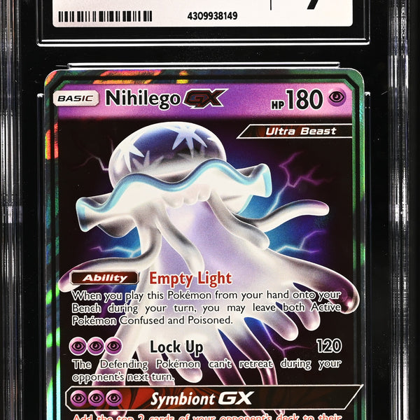 nihilego gx pokemon card price Nihilego GX - 49/111 (SM04) Ultra Rare- Near Mint Holofoil (Graded