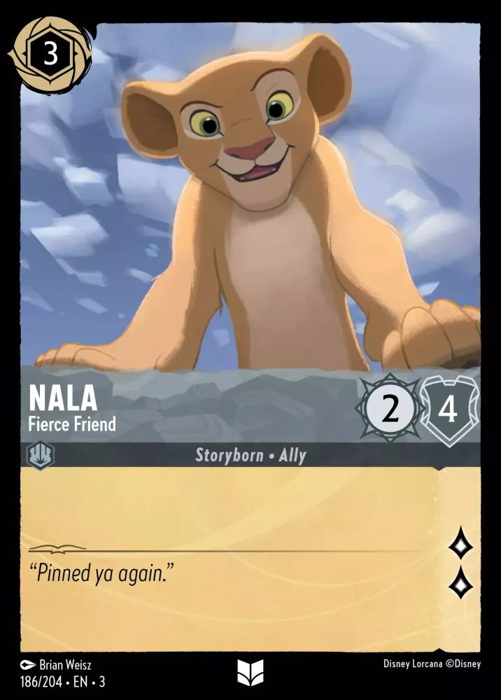 Nala - Fierce Friend (Into the Inklands 186/204) Uncommon - Near Mint