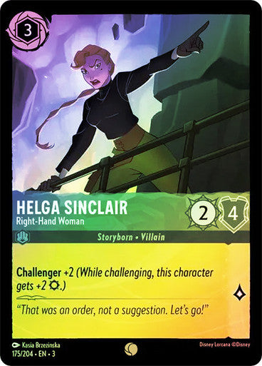 Helga Sinclair - Right-Hand Woman (Into the Inklands 175/204) Common - Near Mint Cold Foil