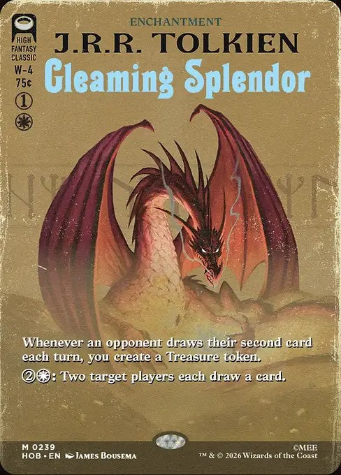 Gleaming Splendor [ #0239 Borderless Book Cover ] (HOB-M)