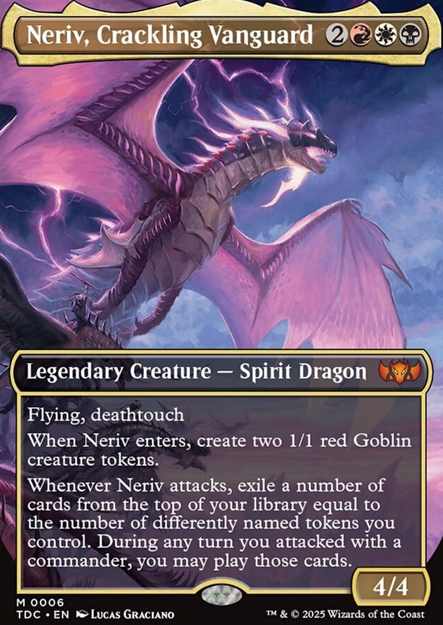 Neriv, Crackling Vanguard [ #0006 Borderless ] (TDC-M)