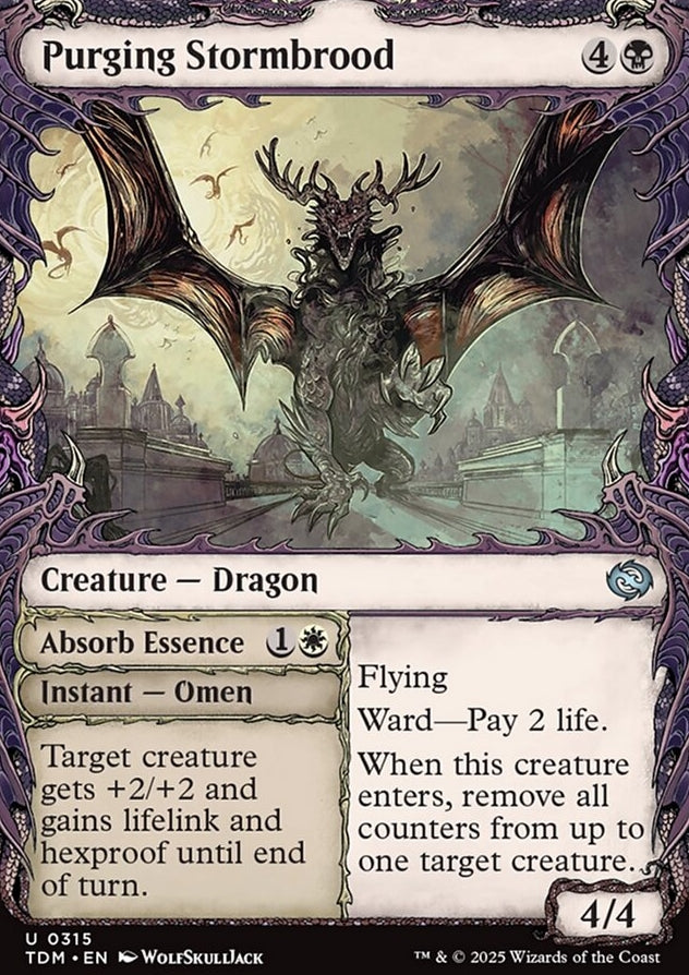 Purging Stormbrood // Absorb Essence [ #0315 Draconic Showcase ] (TDM-U)