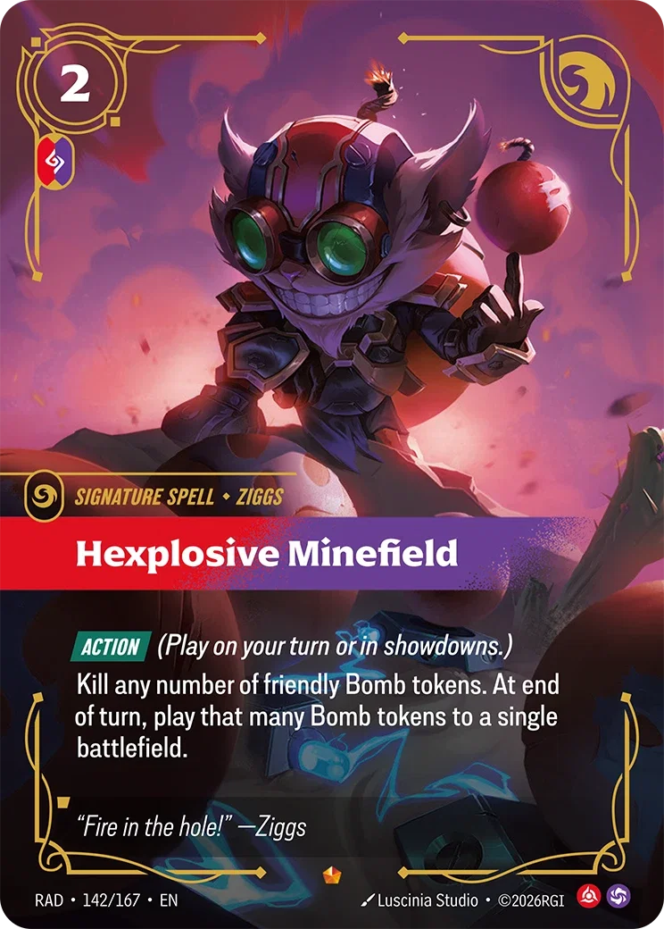 Hexplosive Minefield - 142/167 (RAD) Epic