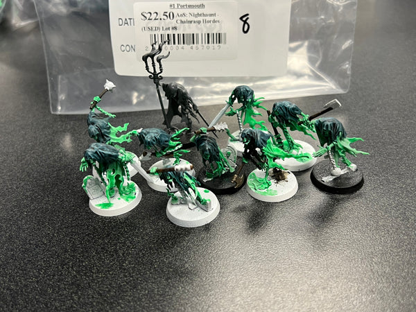 AoS: Nighthaunt - Chainrasp Hordes (USED) Lot #8