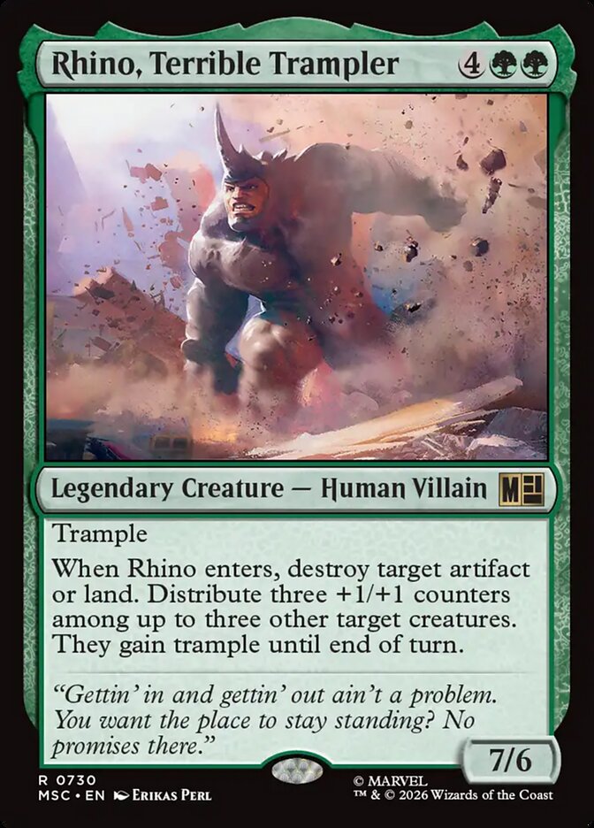 Rhino, Terrible Trampler [ #0730 ] (MSC-R)
